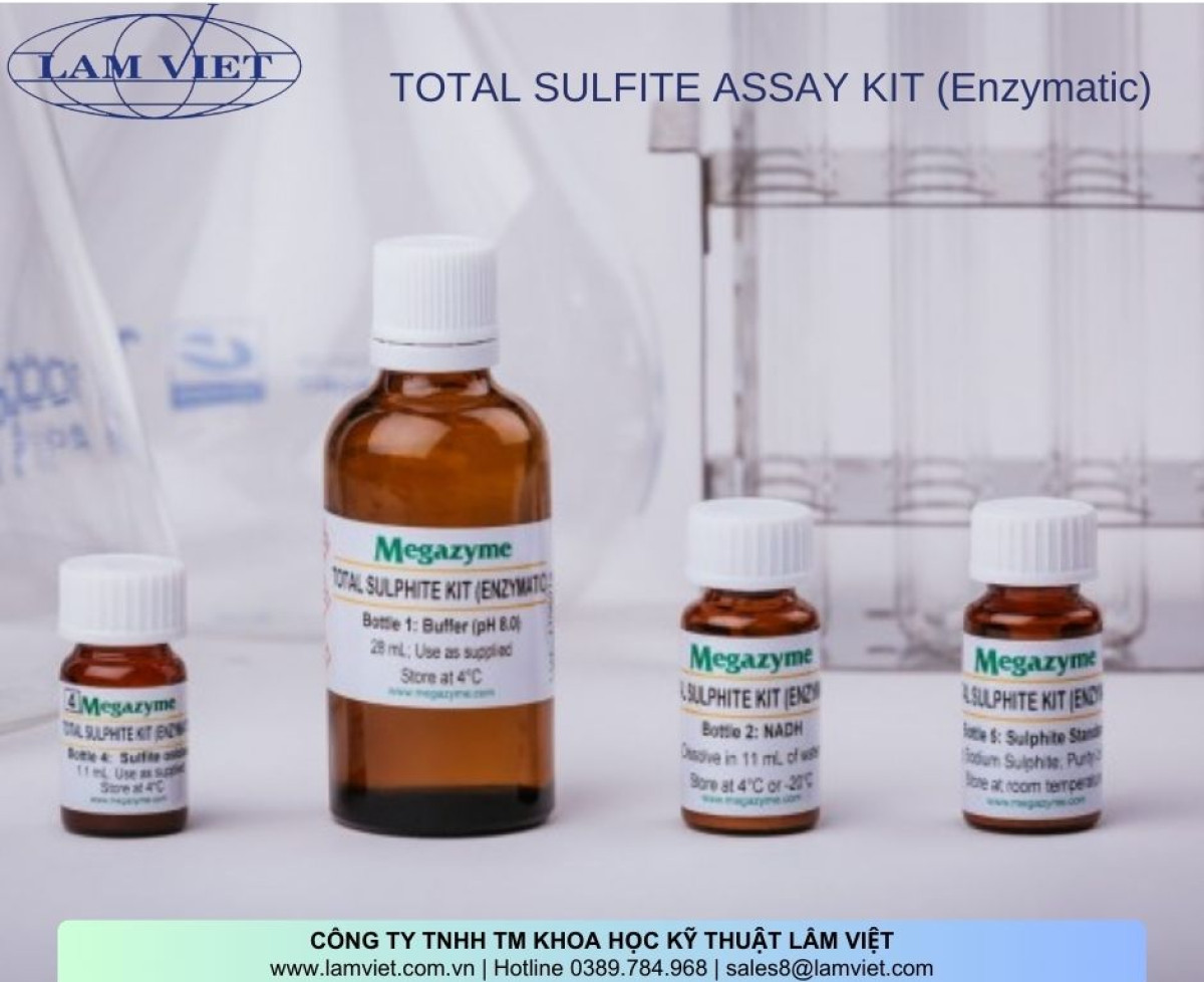 Tổng Quan về Bộ Kit Đo Tổng Sulfite (Enzymatic) từ Neogen/Megazyme