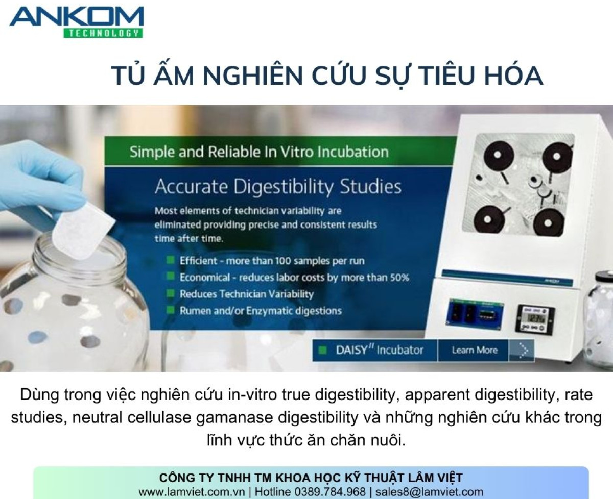 Tủ ấm nghiên cứu sự tiêu hóa-DAISYII Incubator