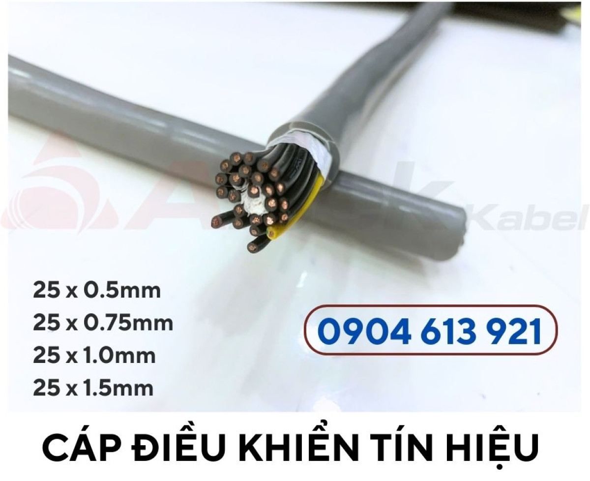 Cáp tín hiệu RVV/RVVP 25x0.75mm/25x1.0mm Altek Kabel