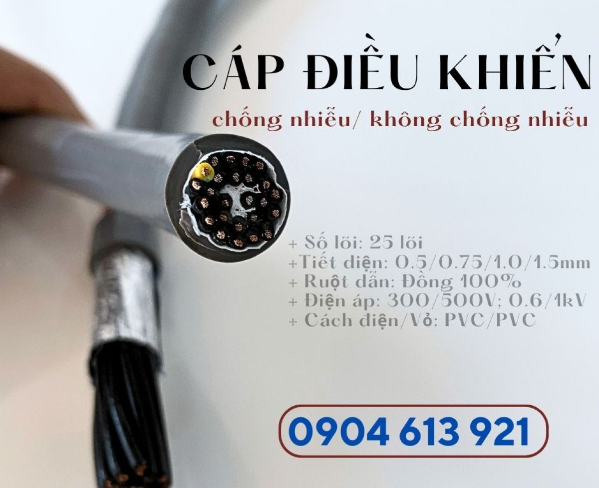 Cáp tín hiệu RVV/RVVP 25x0.75mm/25x1.0mm Altek Kabel