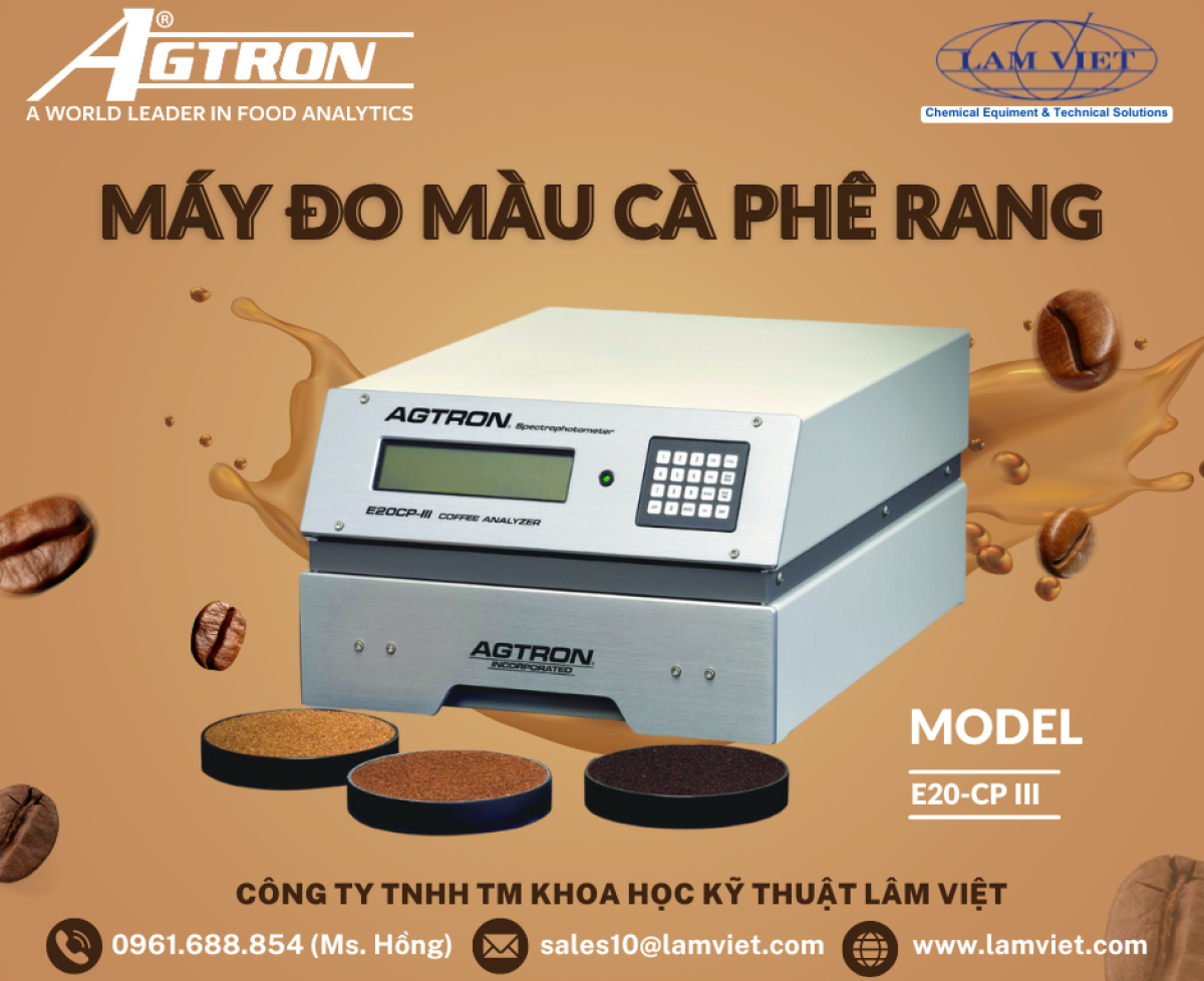 Máy đo màu hạt cà phê rang - AGTRON