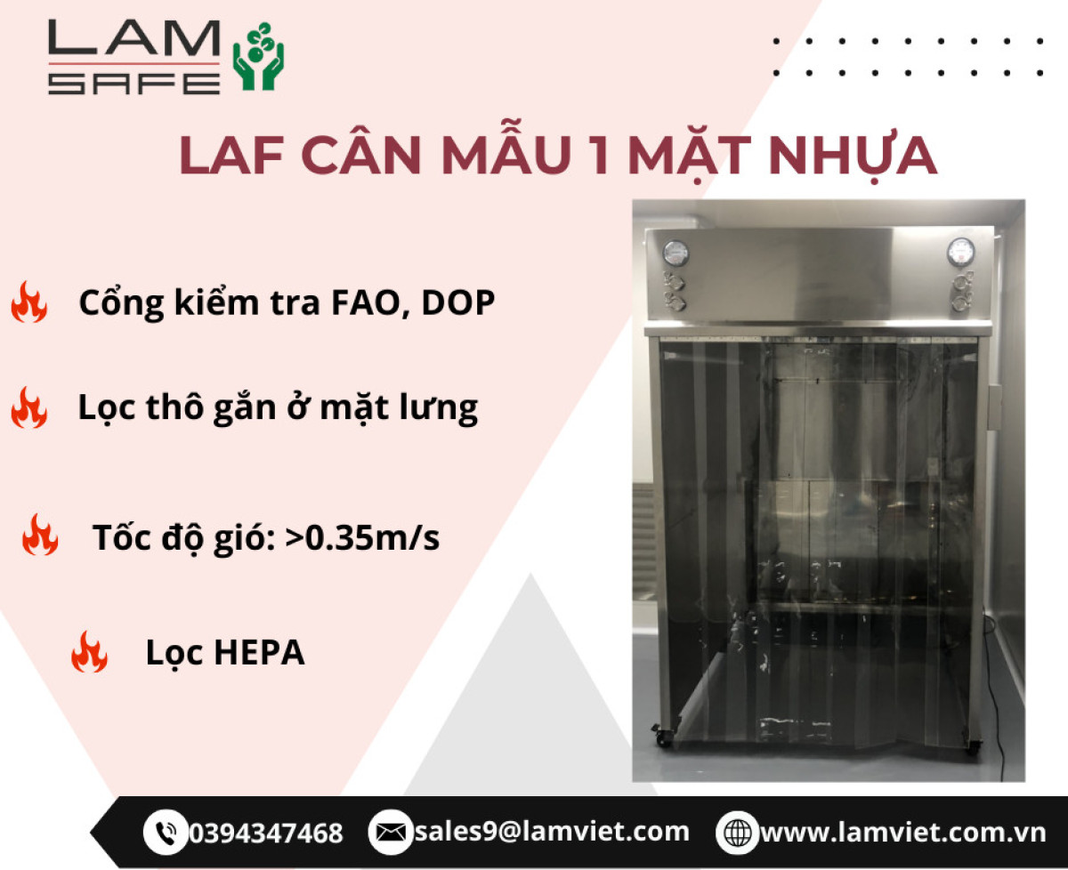 LAF cân  mẫu trong phòng sạch