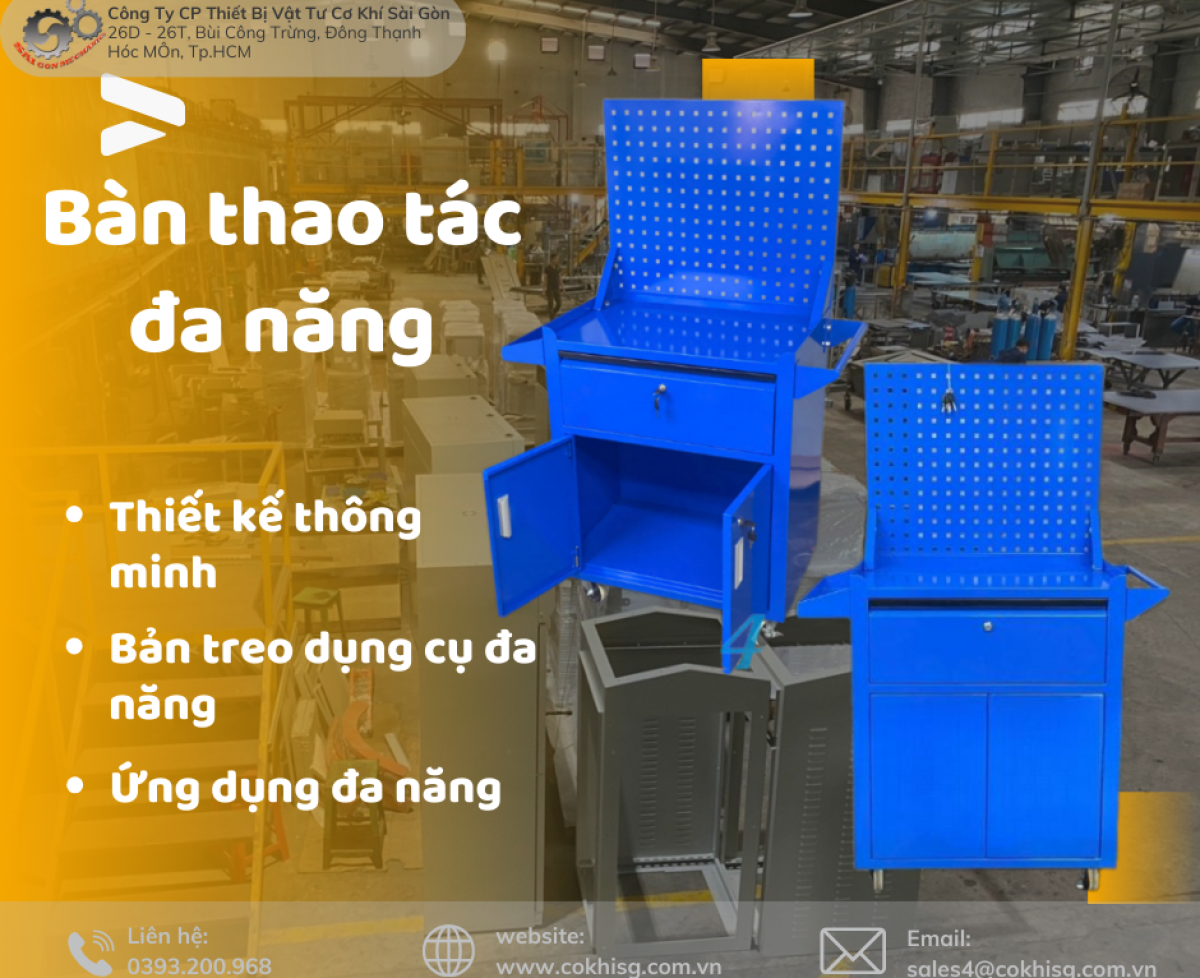 Bàn Thao Tác Đa Năng – Tối Ưu Hiệu Quả Làm Việc