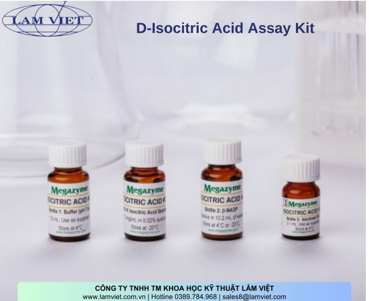 D-Isocitric Acid Assay Kit-Phân Tích Nước Trái Cây