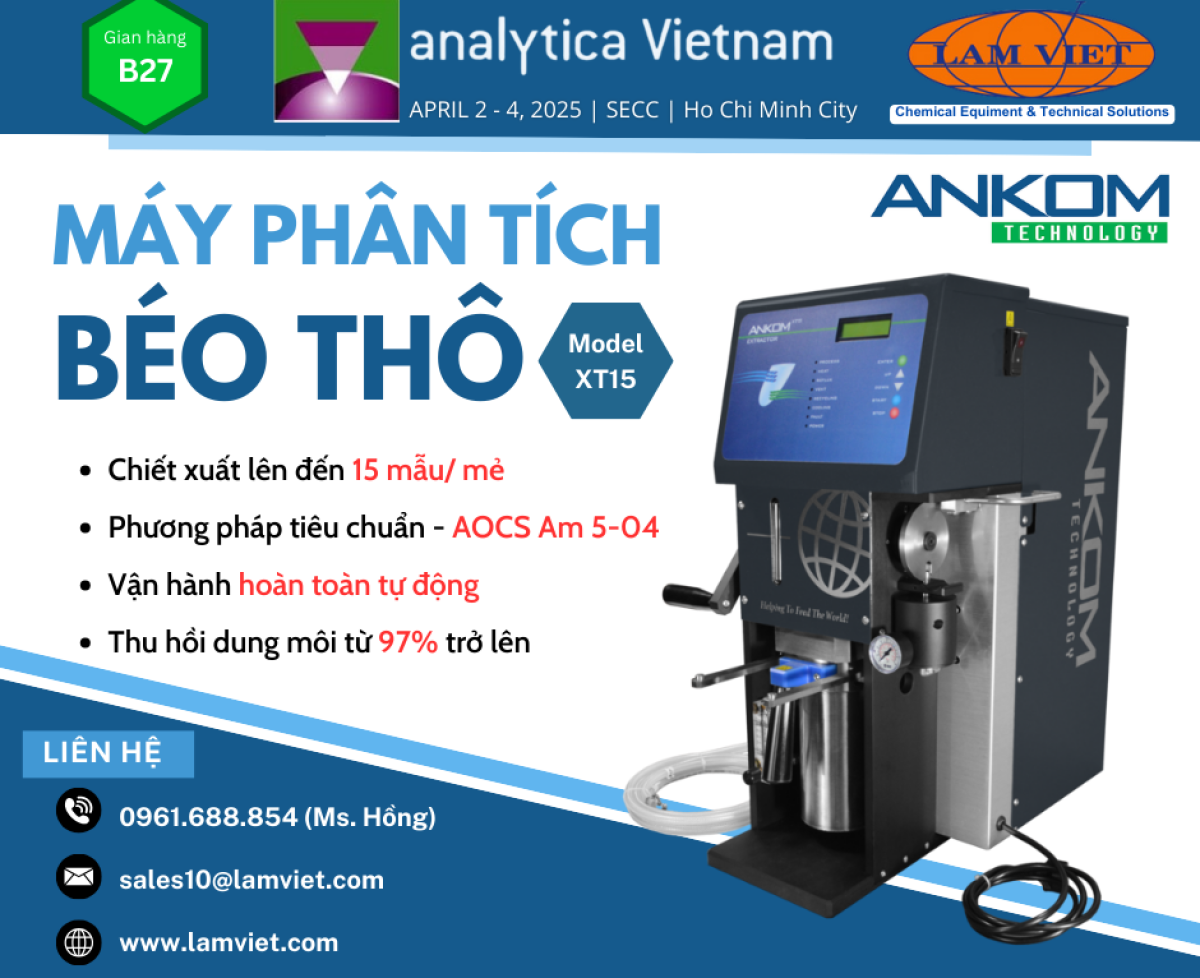 Máy phân tích béo thô ANKOM XT15