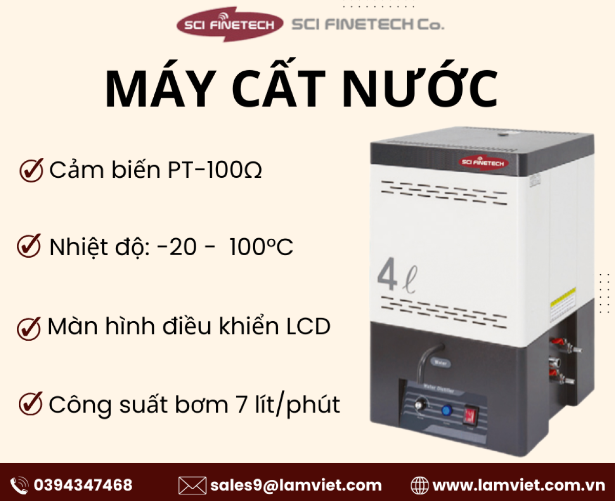 Máy cất nước một lần SCI Finetech