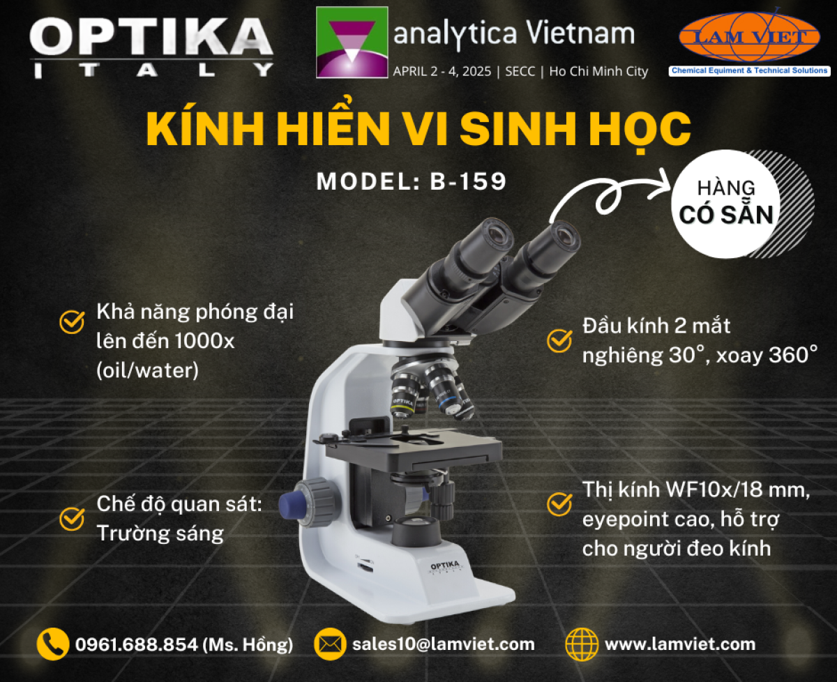 Kính hiển vi sinh học 2 mắt