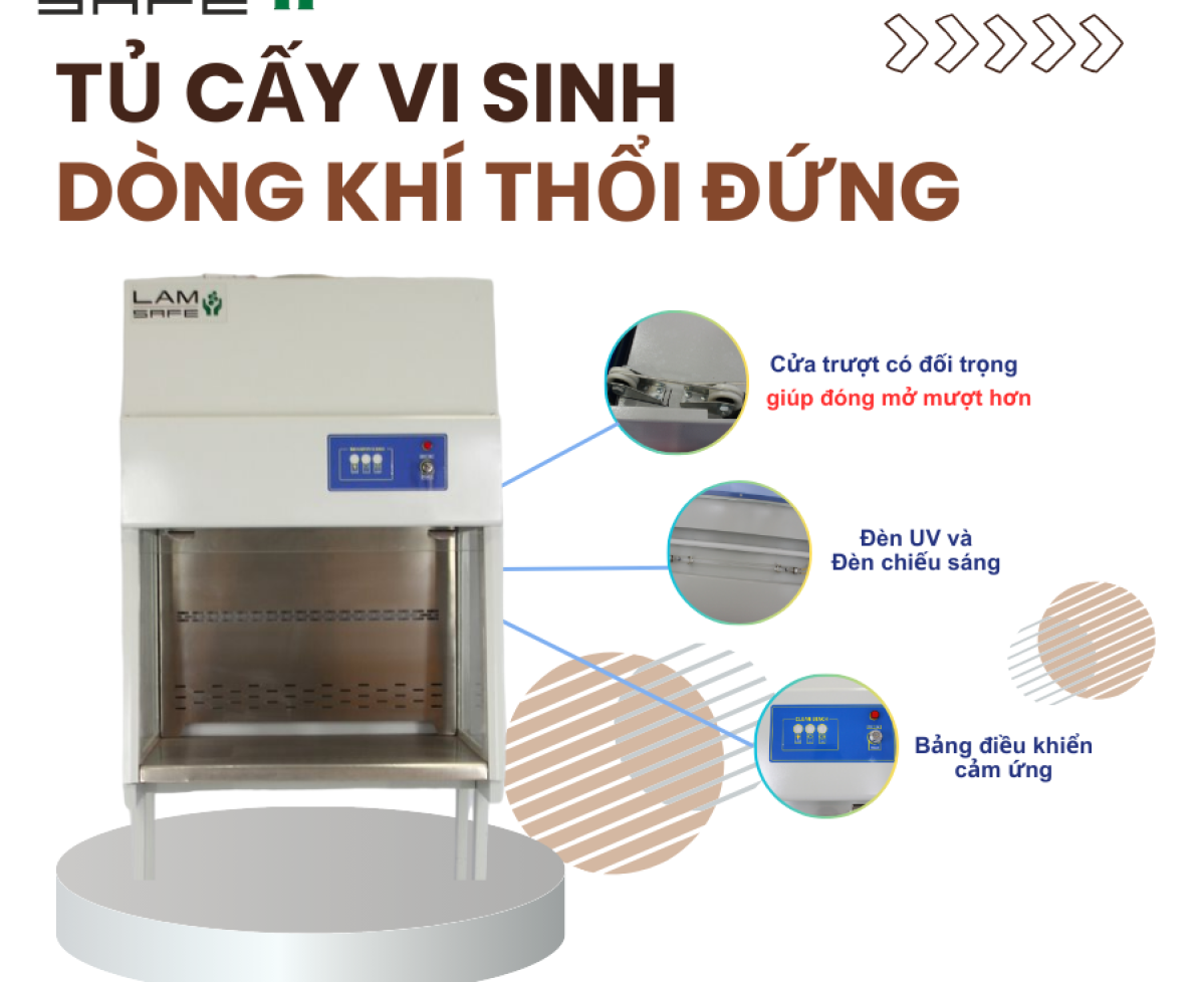 Lợi Ích Khi Sử Dụng Tủ Cấy Vi Sinh Dòng Khí Thổi Đứng