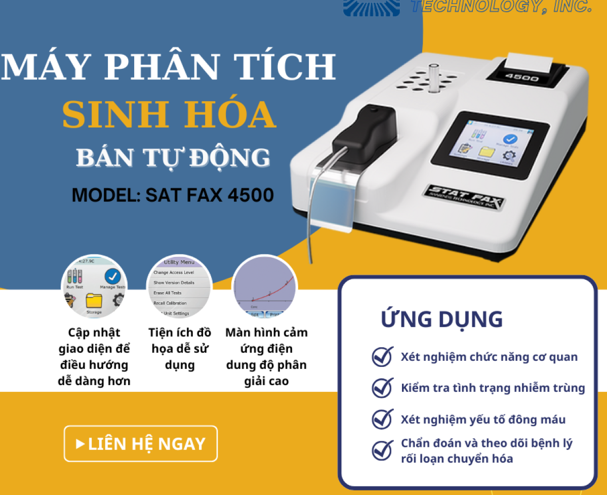 Máy phân tích sinh hóa bán tự động