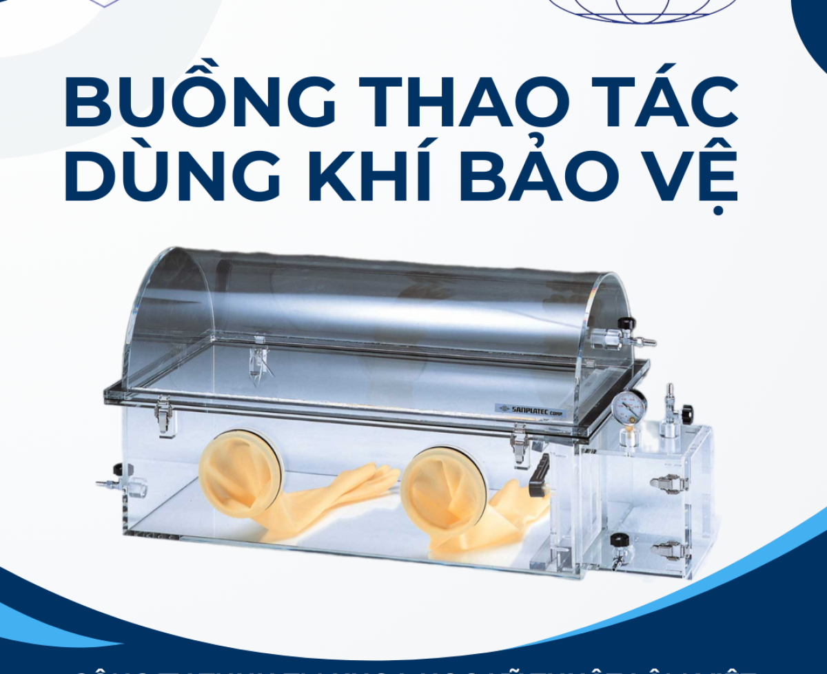 Buồng thao tác dùng khí bảo vệ - Glove Box