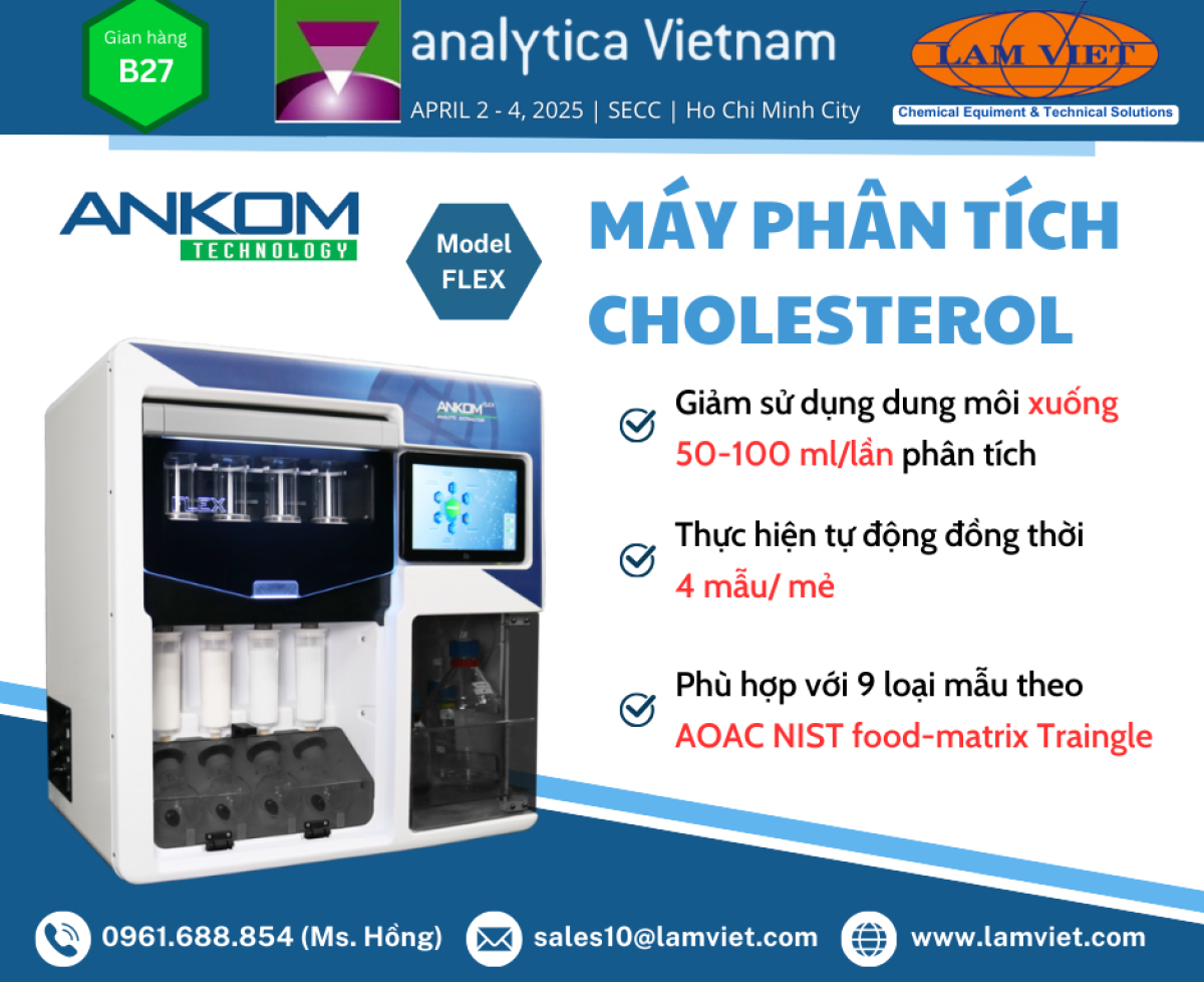 Máy phân tích Cholesterol ANKOM FLEX