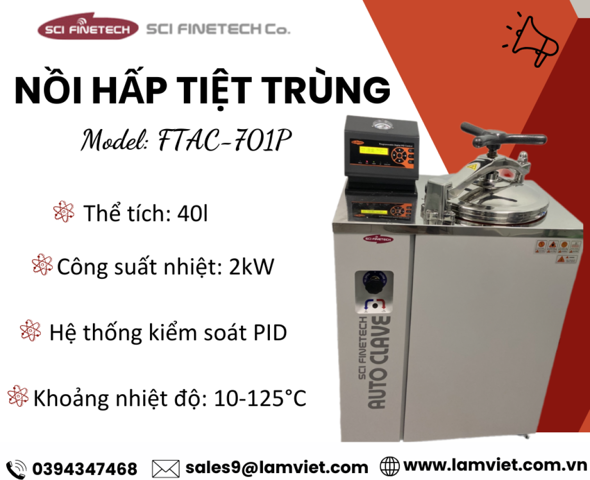 Nồi hấp tiệt trùng Scifinetech