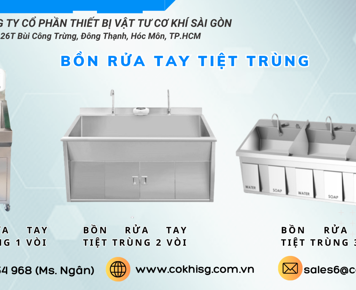 Bồn rửa tay tiệt trùng