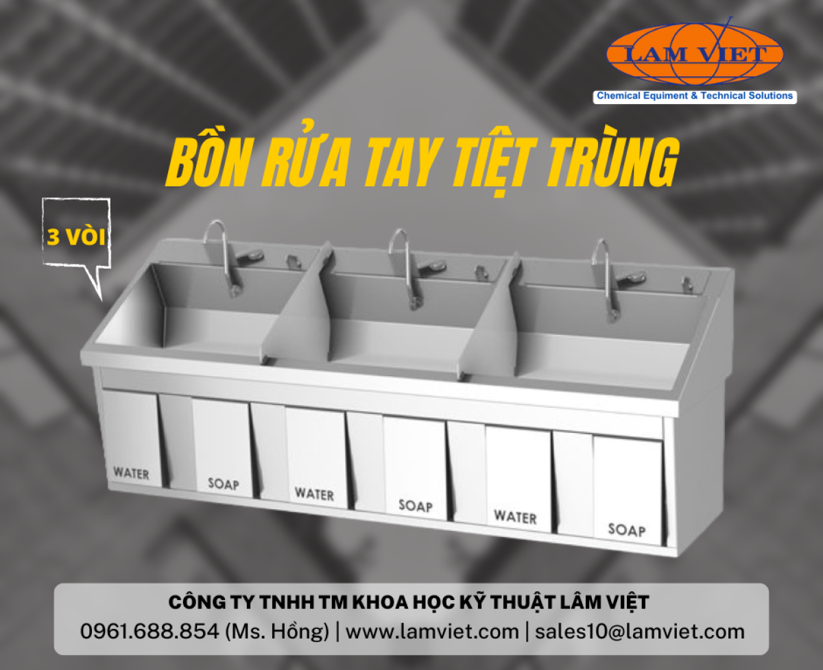 Bồn Rửa Tay Tiệt Trùng