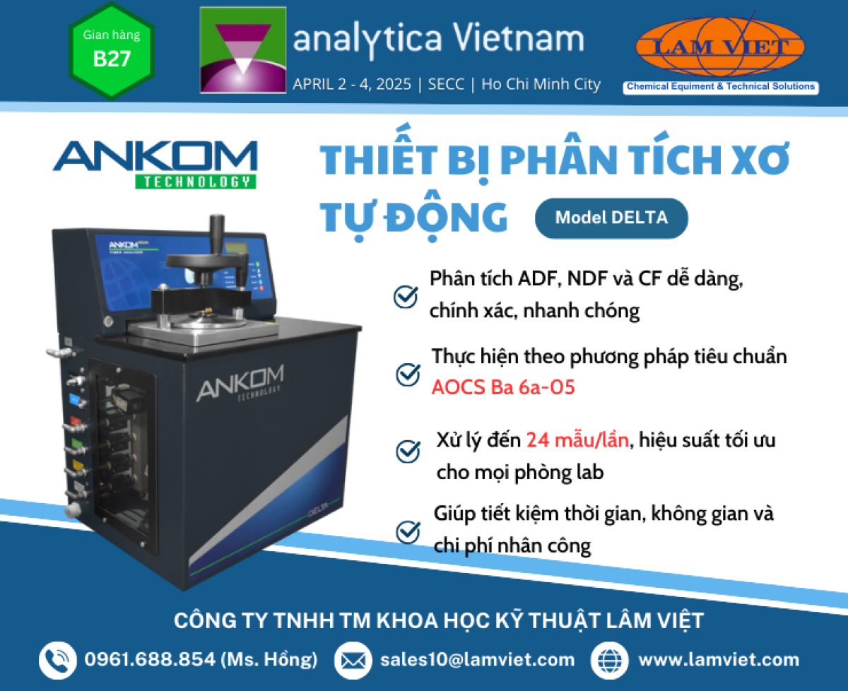 Thiết Bị Phân Tích Xơ Tự Động  ANKOM DELTA