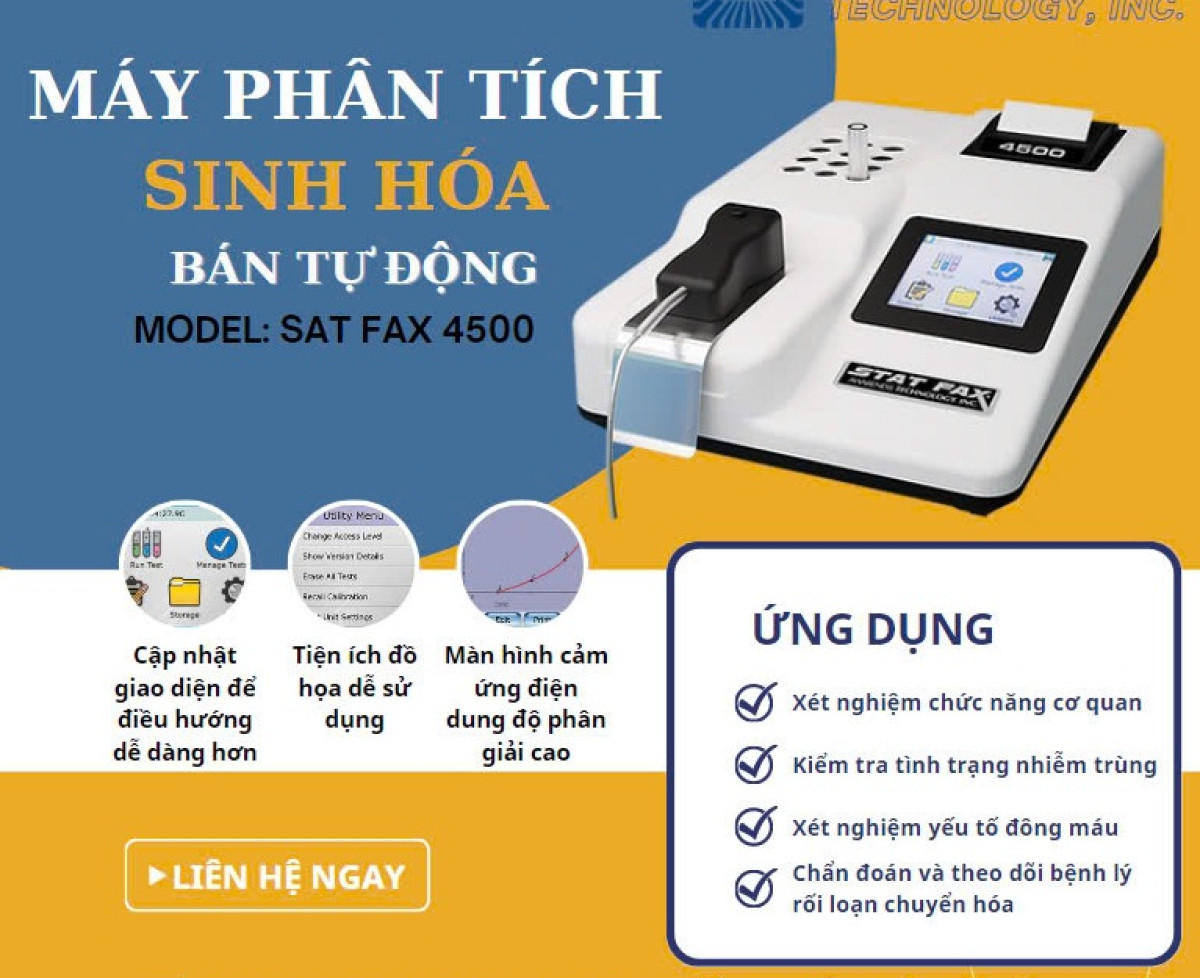 Máy phân tích sinh hóa Stat Fax 4500