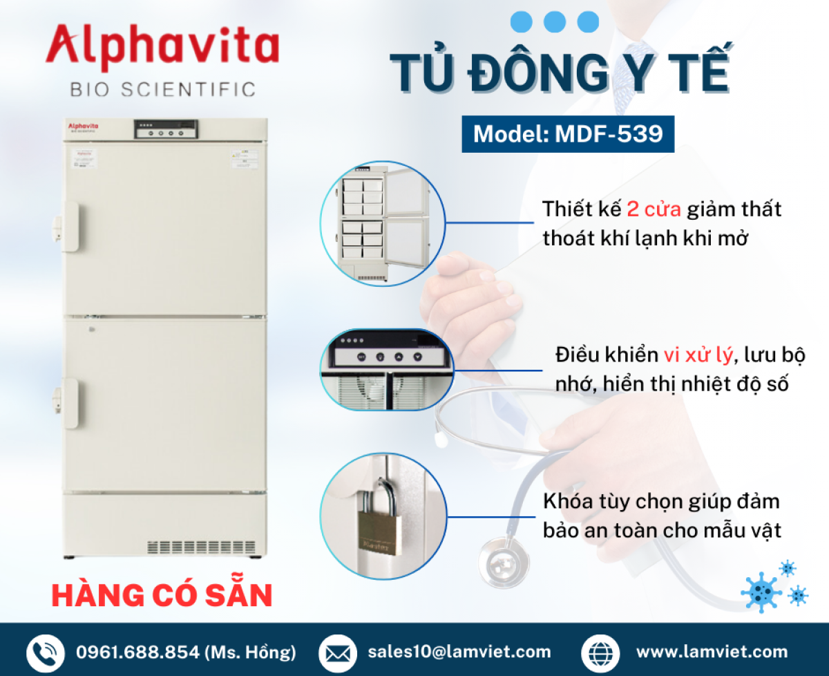 Tủ Đông Y Tế Alphavita