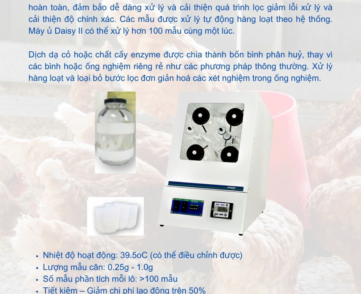 Tủ Ấm Nghiên Cứu Sự Tiêu Hóa- DAISY II Incubator