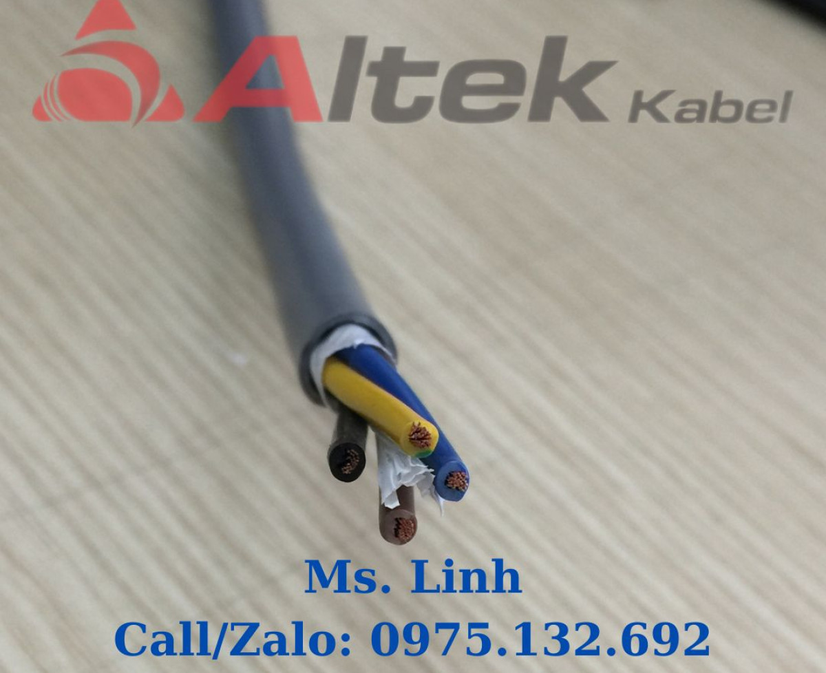 Cáp điều khiển CT-500 4x1.5mm2 Altek Kabel