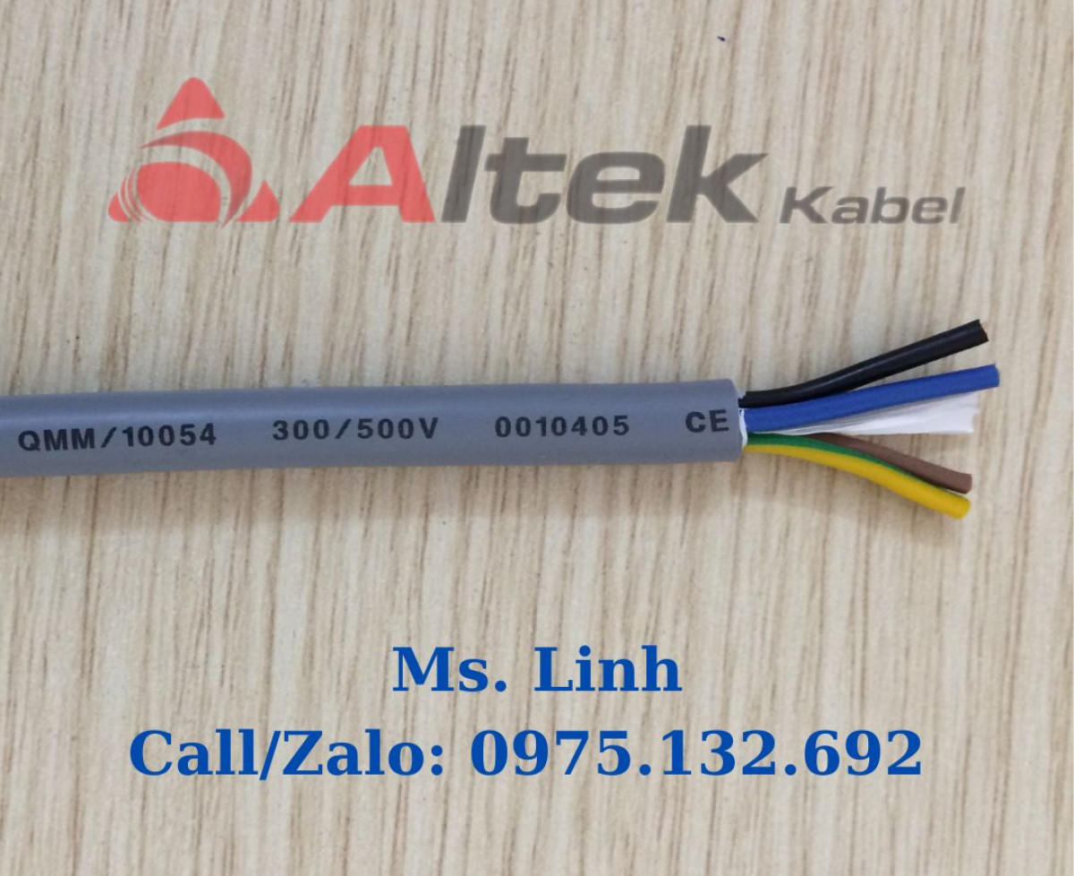 Cáp điều khiển CT-500 4x1.5mm2 Altek Kabel