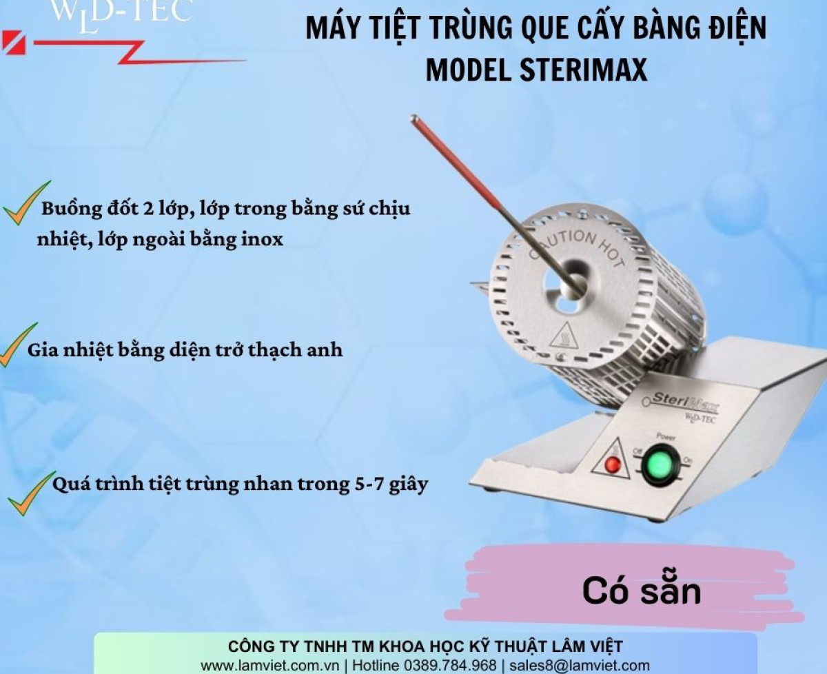 Máy tiệt trùng que cấy strerimax