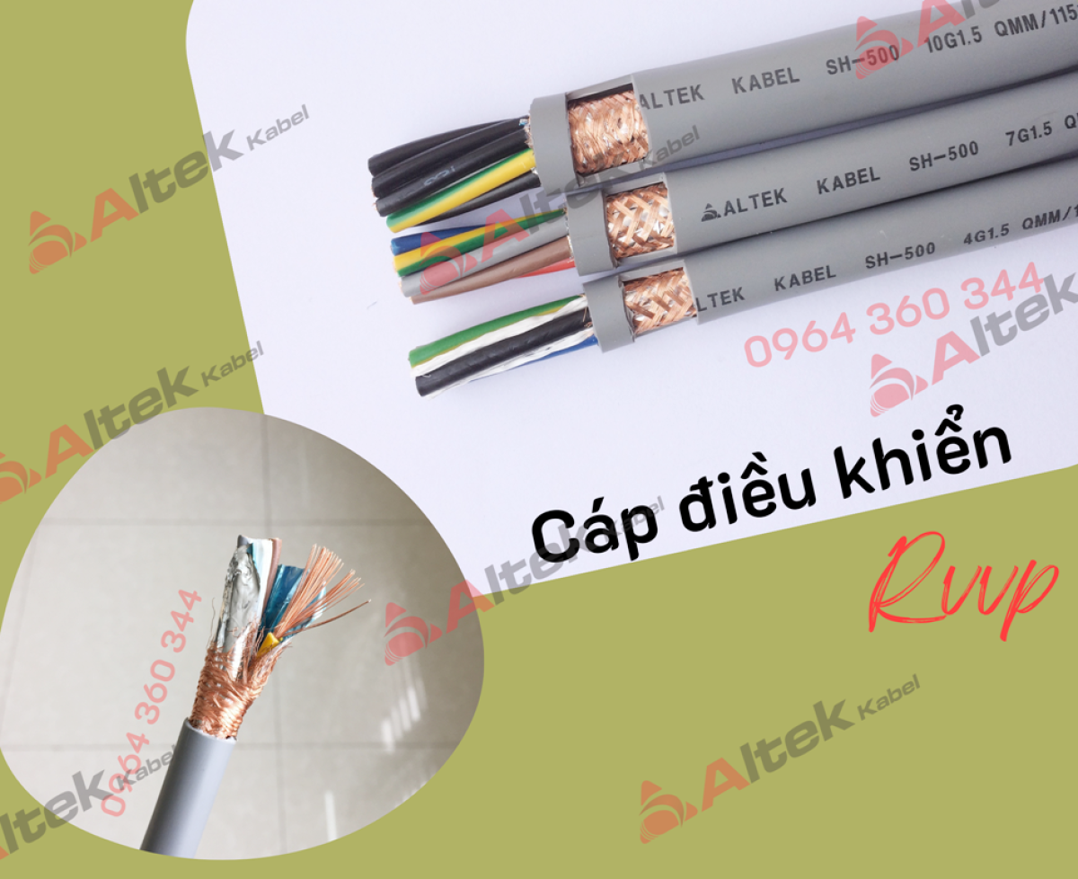 Cáp điều khiển lõi đồng mềm chống nhiễu (Có Lưới)