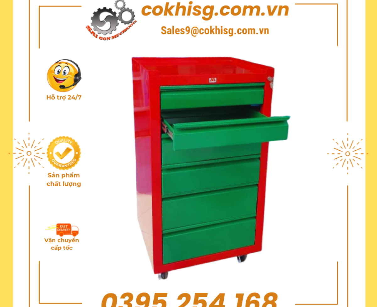 Xe đẩy đồ nghề cho các garage ô tô