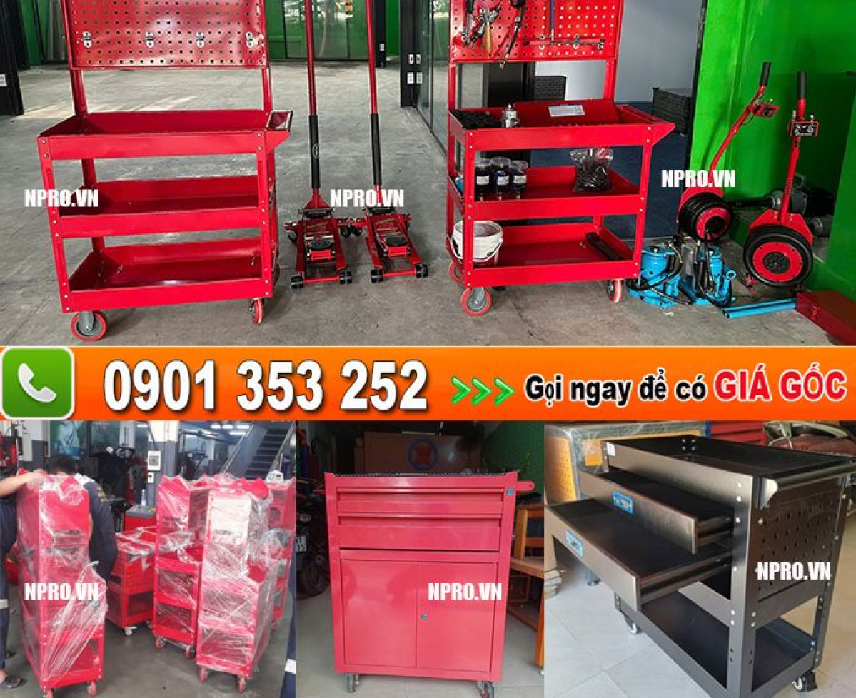 Xe đẩy để thiết bị đồ nghề chính hãng Việt Nam