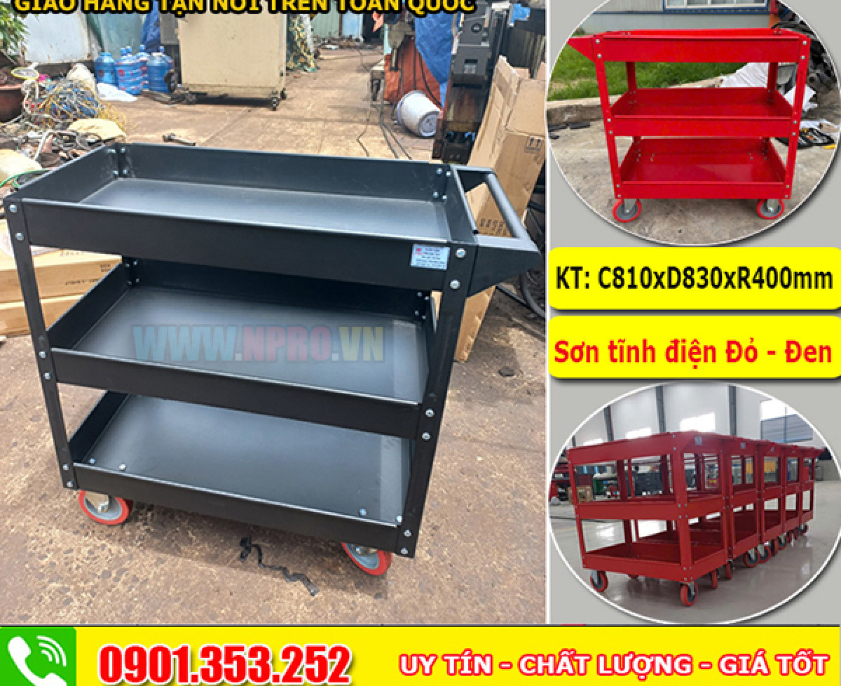 Tủ để dụng cụ cơ khí 3 ngăn mẫu mã đẹp chất lượng