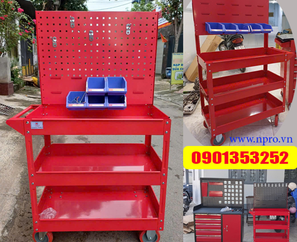Khám phá xe đẩy đựng đồ nghề chuyên nghiệp