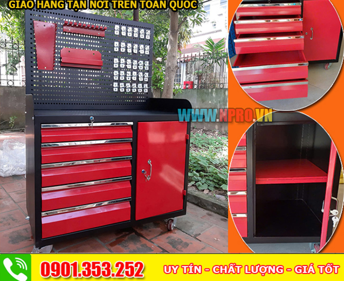 Tủ để đồ nghề cơ khí 6 ngăn