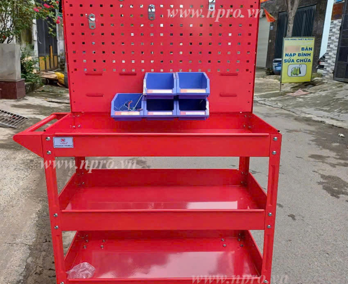 Tủ đồ nghề 5 ngăn NPRO màu đỏ