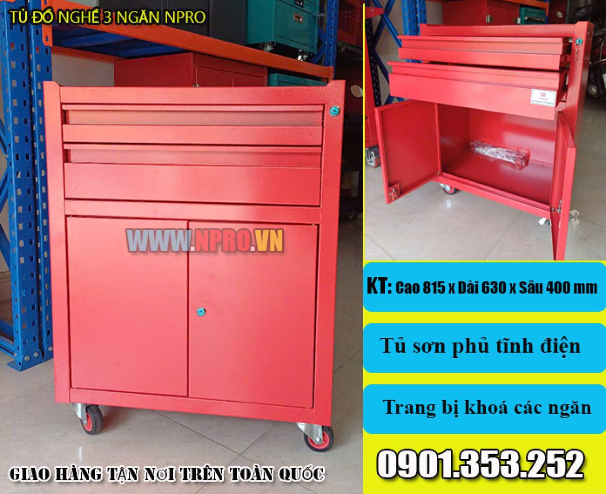Sử dụng tủ đựng đồ nghề mang lại nhiều lợi ích