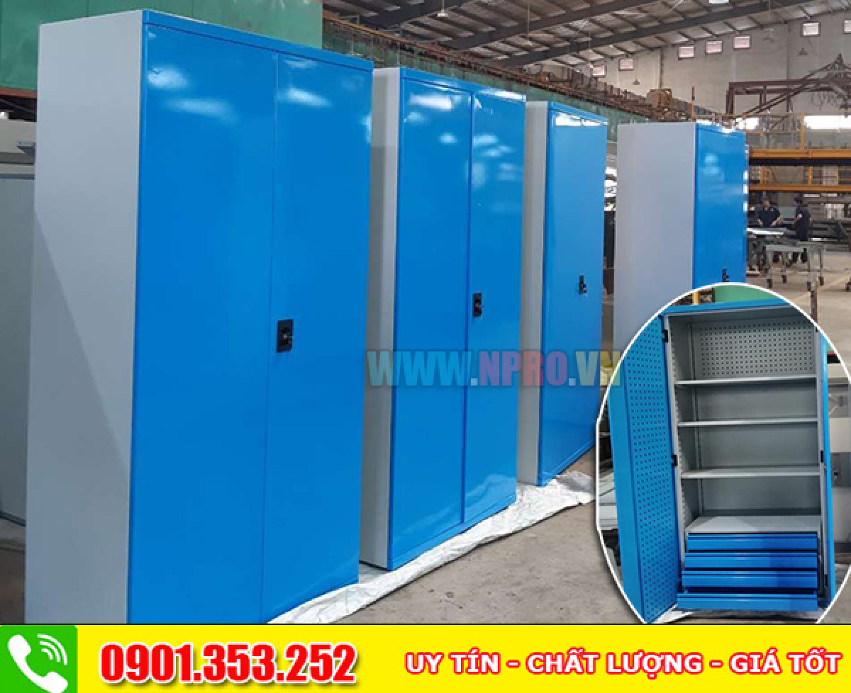 Tủ dụng cụ chứa vật tư  - Tối ưu không gian lưu trữ