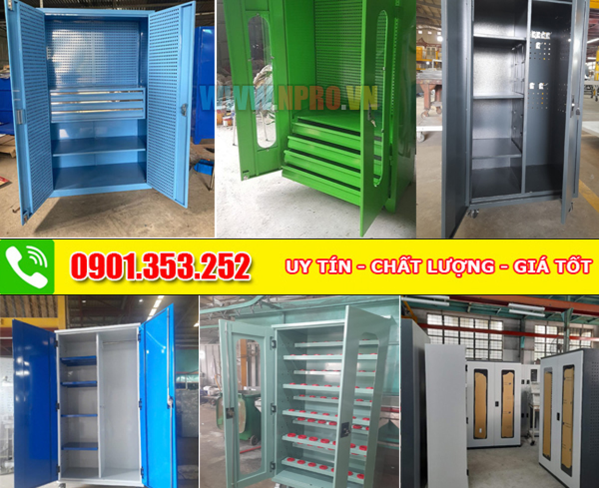 Tủ dụng cụ chứa vật tư  - Tối ưu không gian lưu trữ