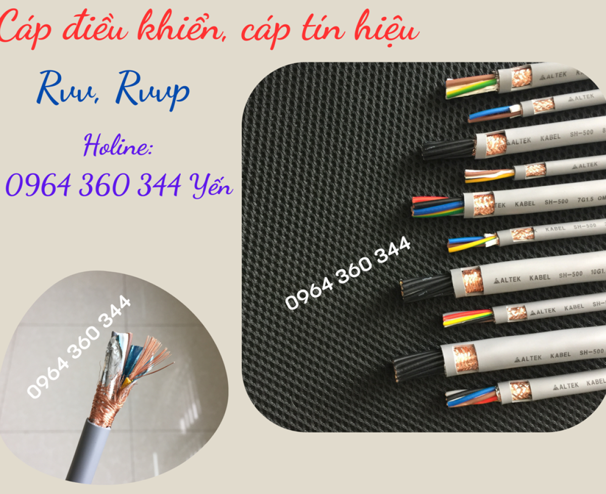 Altek Kabel - Cáp điều khiển, tín hiệu chống nhiễu CT-500/SH-500