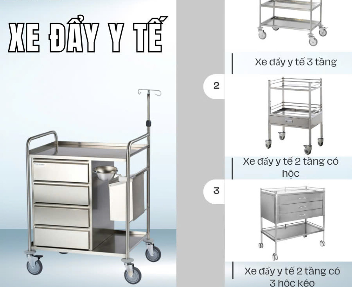 Xe đẩy y tế Lamsafe