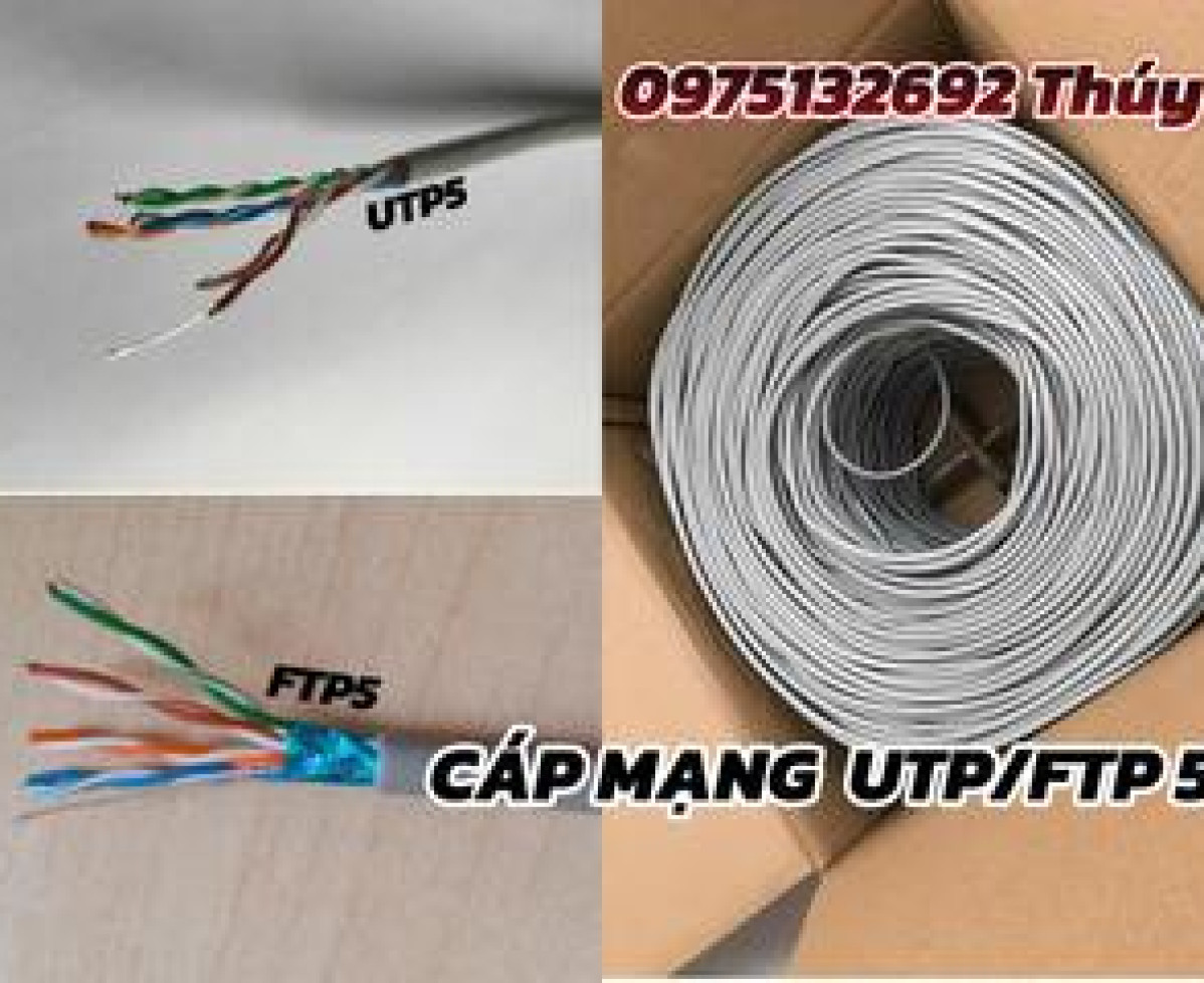 Cáp mạng UTP - Cáp mạng chống nhiễu FTP