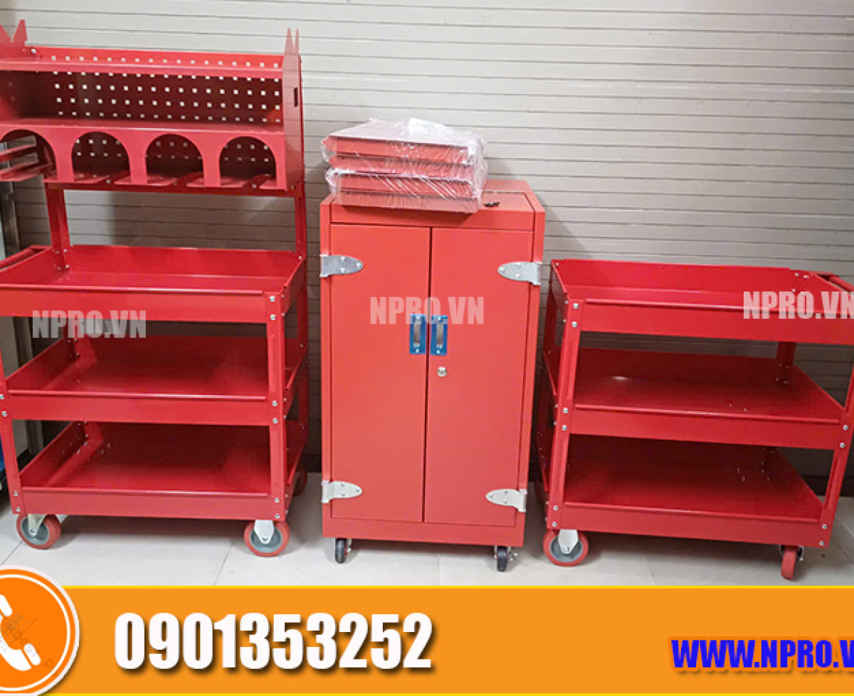 Tủ chứa dụng cụ đồ nghề sửa xe - nhiều mẫu, kích thước