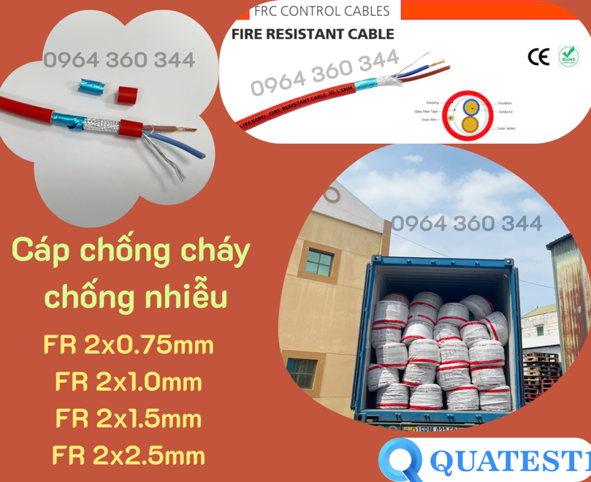 FR210G - Cáp chống cháy chống nhiễu + E + GFT Altek Kabel
