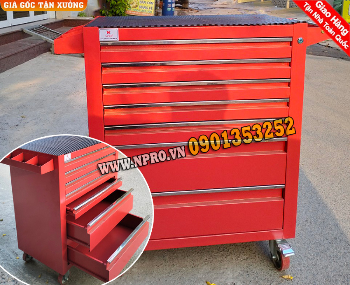 Tủ Dụng Cụ 7 Ngăn kt 700x450x920mm