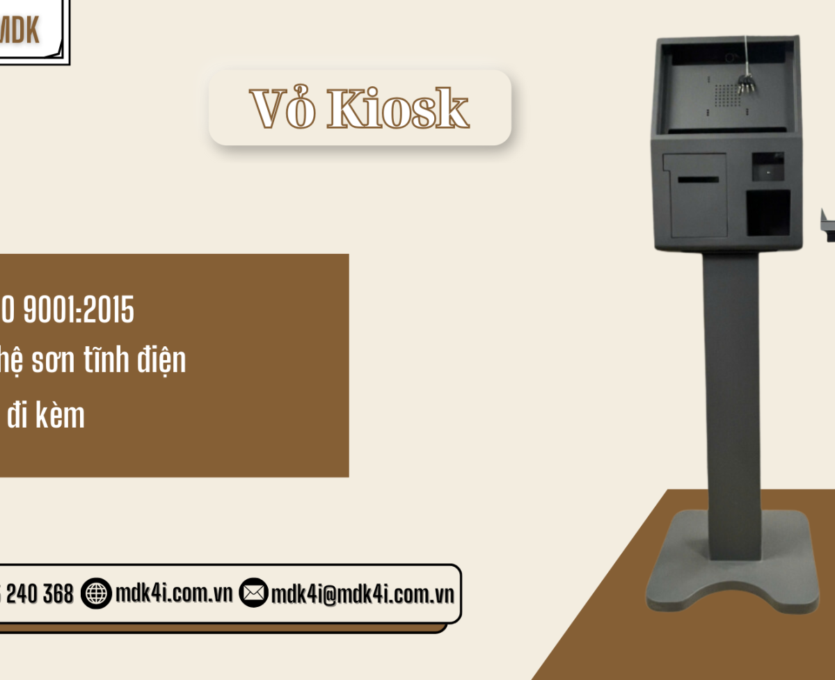 Vỏ kiosk sơn tĩnh điện