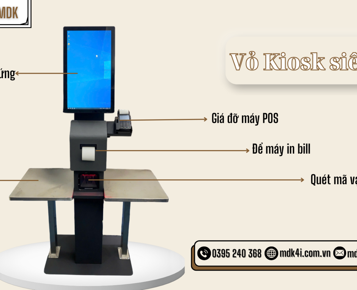 Vỏ kiosk sơn tĩnh điện
