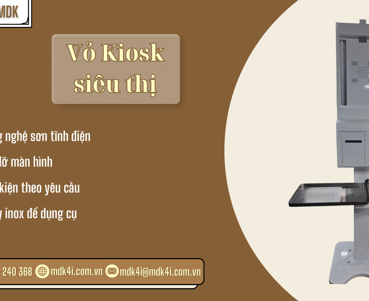 Vỏ kiosk sơn tĩnh điện