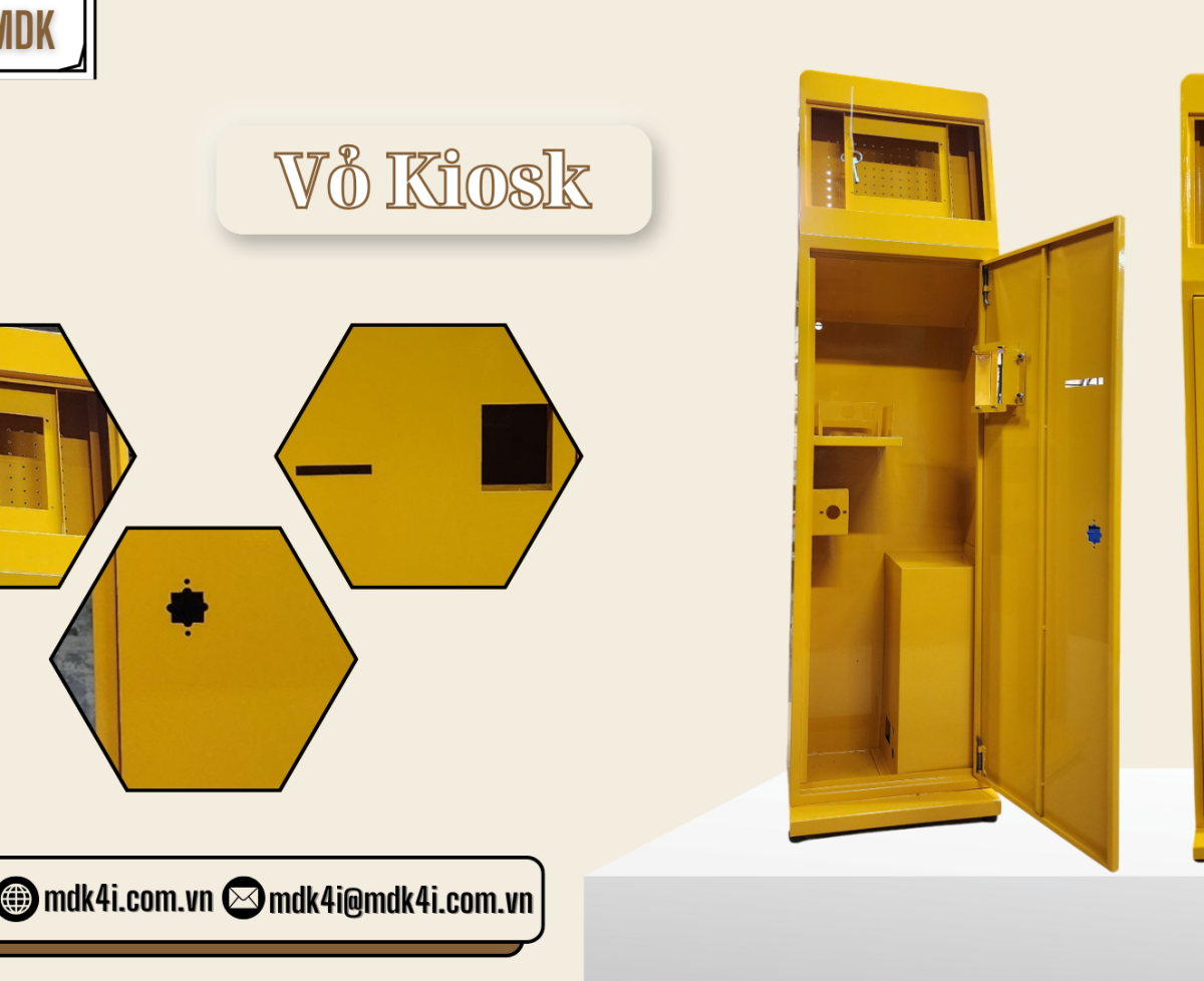 Vỏ kiosk sơn tĩnh điện