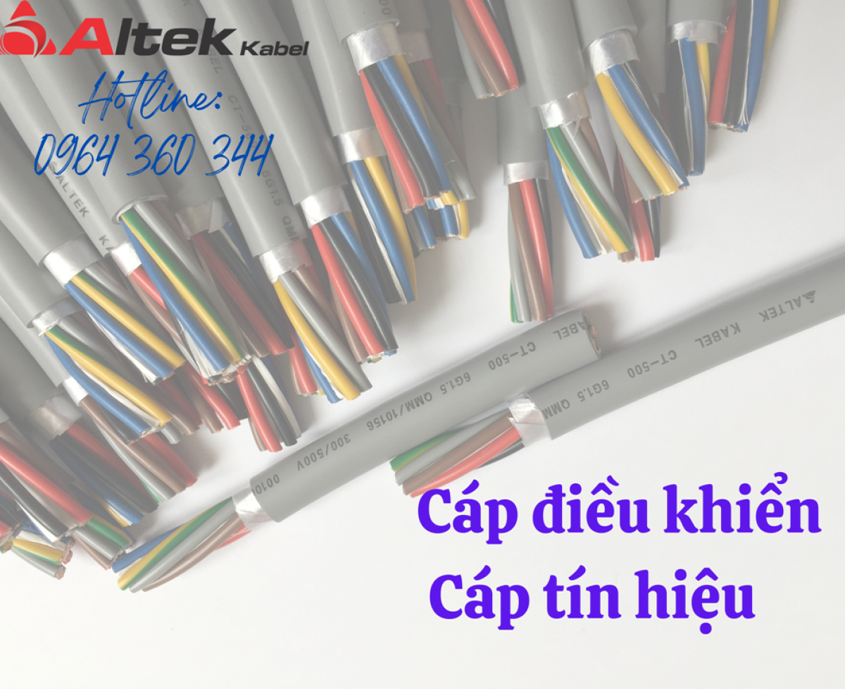 Cáp điều khiển, cáp tín hiệu Altek Kabel chống nhiễu SH-500