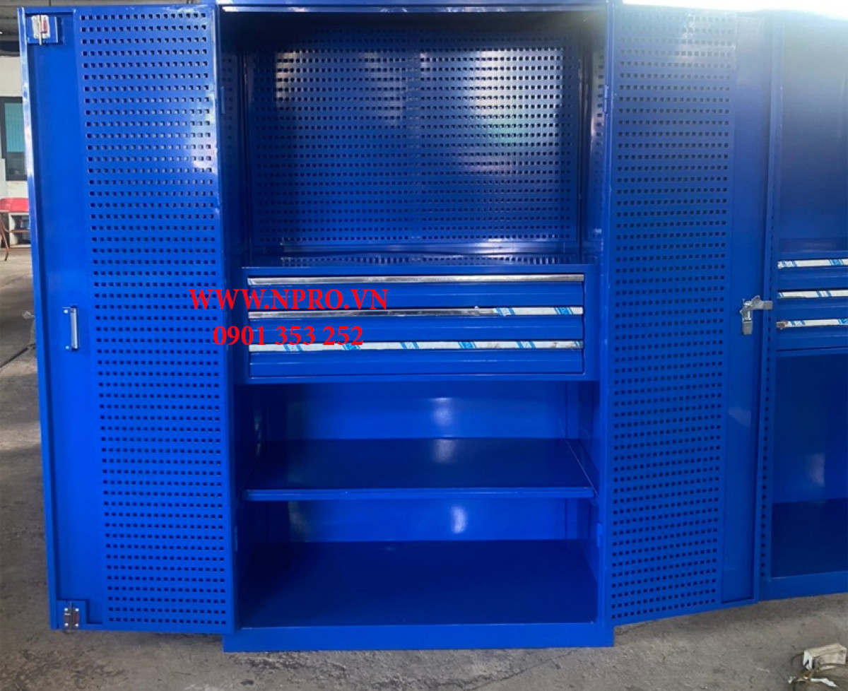 Tủ Đồ Nghề Cơ Khí, Xe Đẩy Dụng Cụ 3 Ngăn