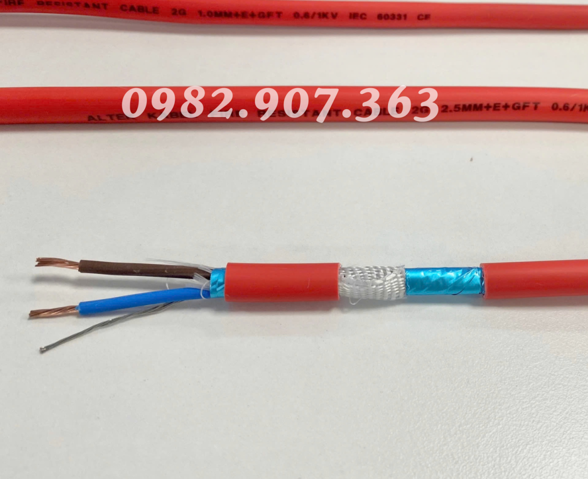 Cáp chống cháy 0.75mm² GFT Altek Kabel – Giải pháp an toàn cho hệ thống báo cháy