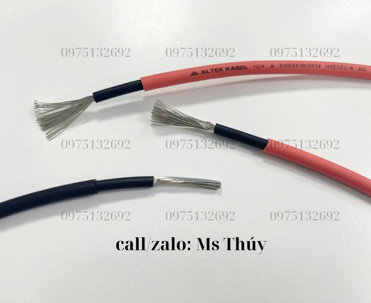 Cáp điện solar 4mm - Cáp điện mặt trời Altek Kabel