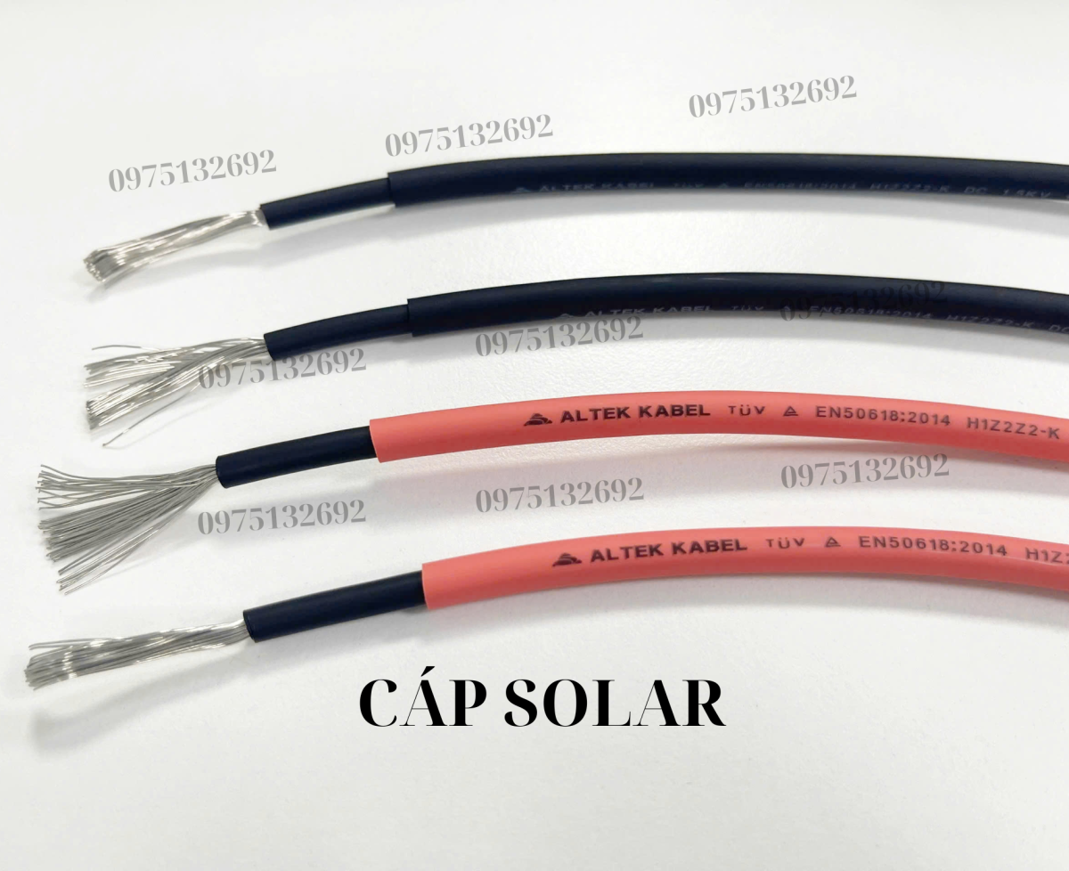Cáp điện solar 4mm - Cáp điện mặt trời Altek Kabel